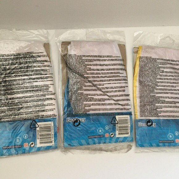 Inflatable Beach Ball 24 In NEW Summer Fun Pool Beach Lot Of 3 H2O Go - Picture 2 of 2